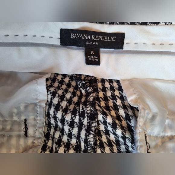 Banana Republic Sloan Houndstooth Slacks - Picture 3 of 7